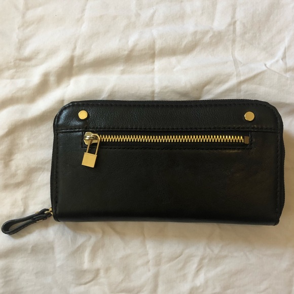 Boulevard Black Leather Wallet - Picture 1 of 4